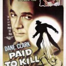 Paid To Kill AKA Five Days (1954) - Dane Clark  DVD