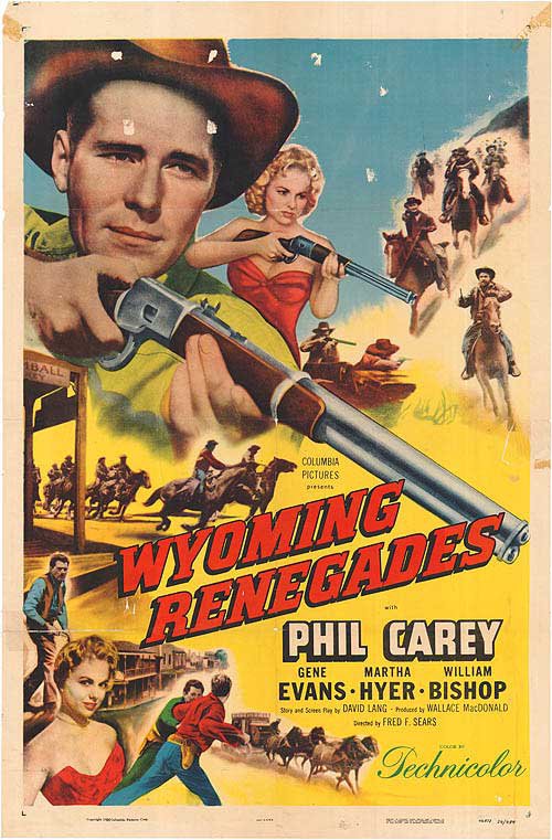 Wyoming Renegades (1954) - Philip Carey DVD