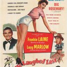 He Laughed Last (1956) - Frankie Laine  DVD
