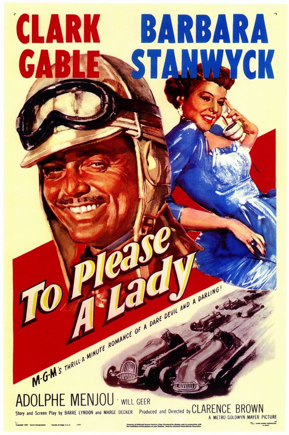 To Please A Lady (1950) - Clark Gable  DVD