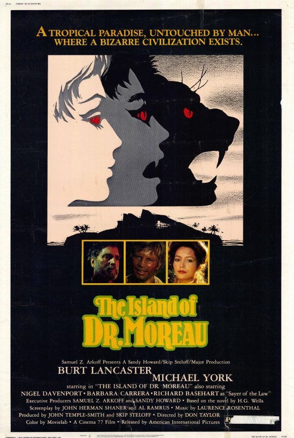 The Island Of Dr. Moreau (1977) - Burt Lancaster  DVD
