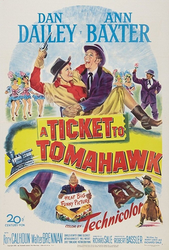A Ticket To Tomahawk (1950) - Rory Calhoun  DVD