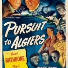 Sherlock Holmes : And The Pursuit To Algiers (1945) - Basil Rathbone  DVD