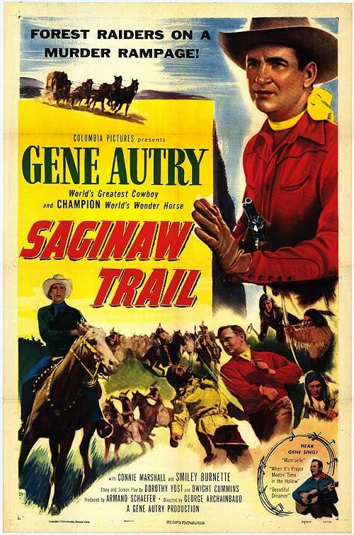 Saginaw Trail (1953) - Gene Autry  DVD