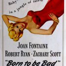 Born To Be Bad (1950) - Robert Ryan  DVD