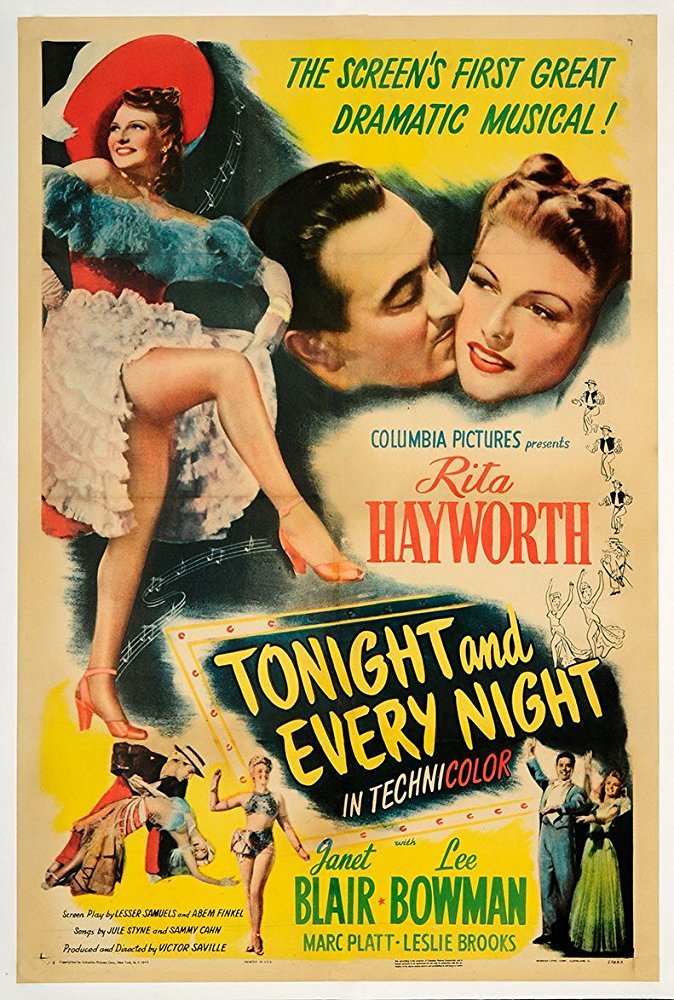 Tonight And Every Night (1945) - Rita Hayworth  DVD