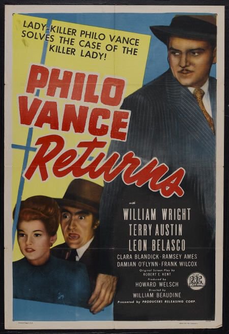 Philo Vance Returns (1947) - William Wright  DVD