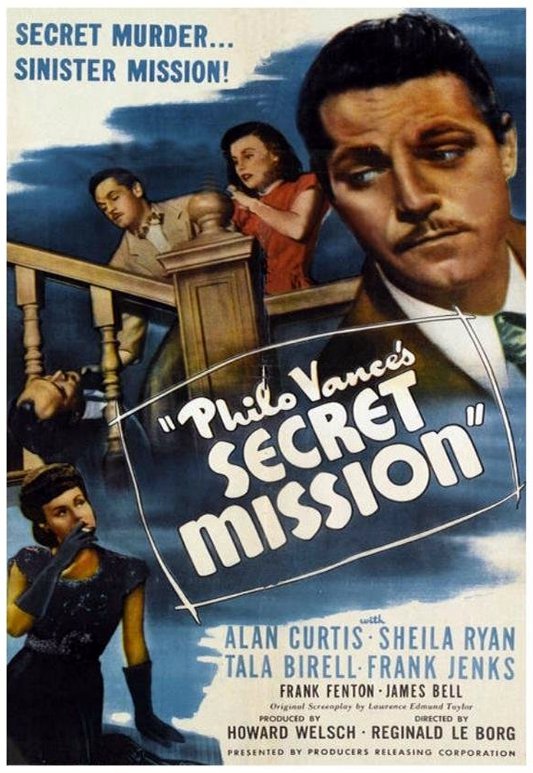 Philo Vance&Acirc;&acute;s Secret Mission (1947) - Alan Curtis  DVD