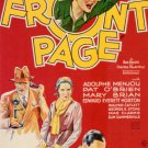 The Front Page (1931) - Adolphe Menjou  DVD