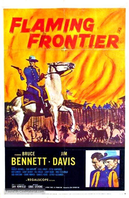 Flaming Frontier (1958) - Bruce Bennett  DVD