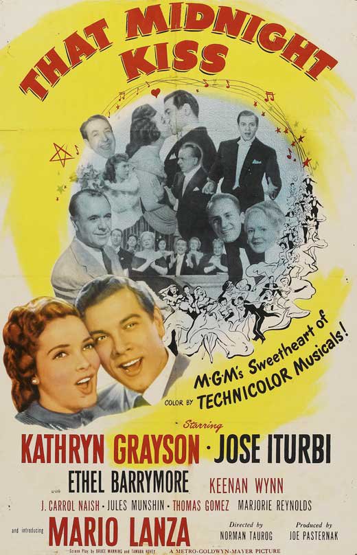 That Midnight Kiss (1949) - Mario Lanza  DVD