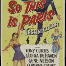 So This Is Paris (1954) - Tony Curtis  DVD