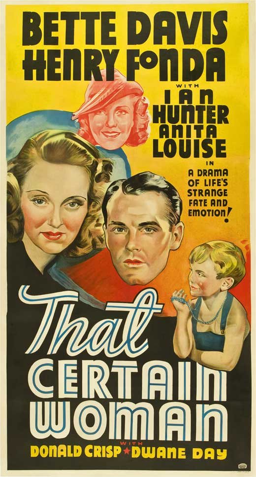 That Certain Woman (1937) - Bette Davis  DVD
