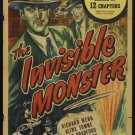 The Invisible Monster  (1950) : The Complete Serial - Richard Webb   (2 DVD Set)