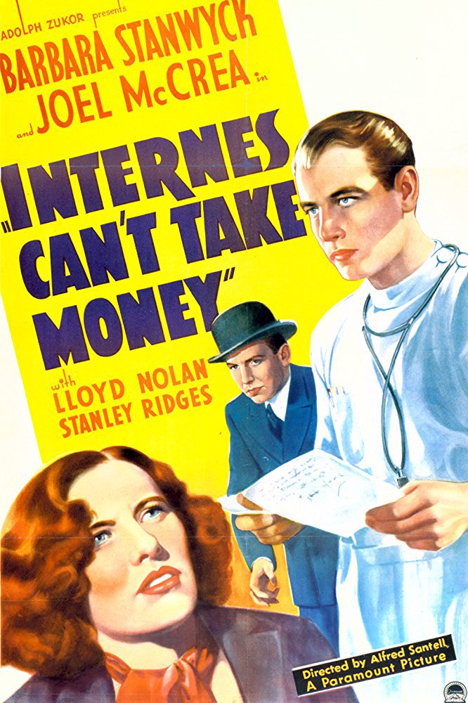 Internes Can&Acirc;&acute;t Take Money (1937) - Joel McCrea  DVD