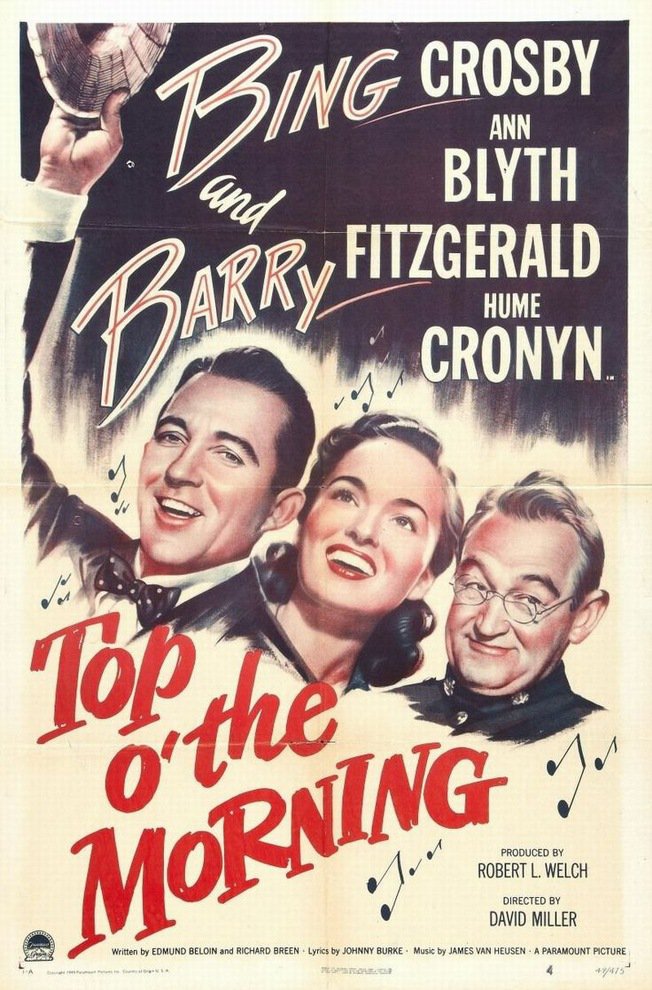Top O&Acirc;&acute; The Morning (1949) - Bing Crosby  DVD