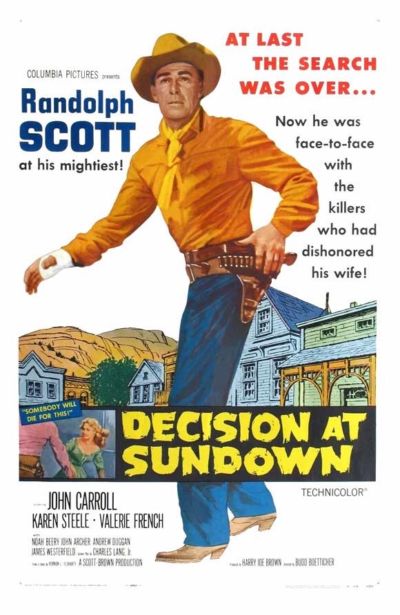 Decision At Sundown (1957) - Randolph Scott DVD