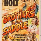 Brothers In The Saddle (1949) - Tim Holt  DVD