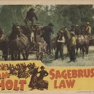 Sagebrush Law (1943) - Tim Holt  DVD