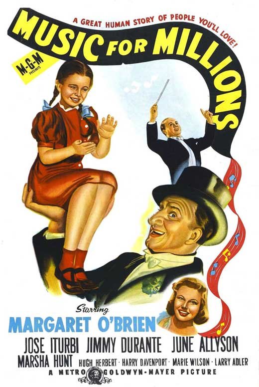 Music For Millions (1944) - Margaret O&Acirc;&acute;Brien  DVD