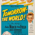 Tomorrow, The World ! (1944) - Fredric March  DVD