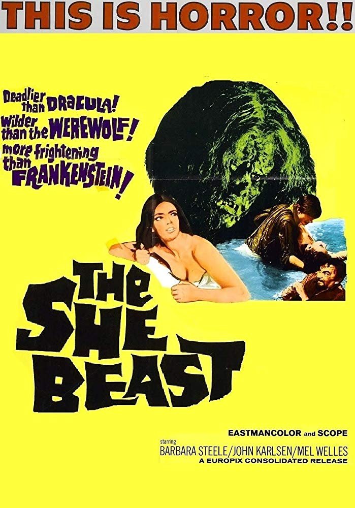 The She Beast (1966) - Barbara Steele DVD