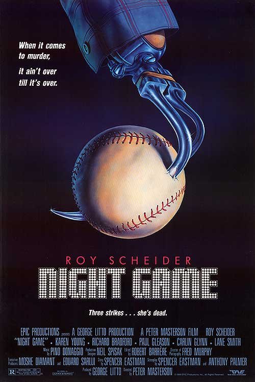 Night Game (1989) - Roy Scheider DVD