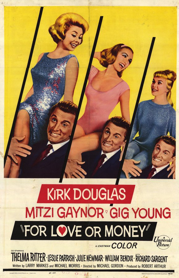 For Love Or Money (1963) - Kirk Douglas  DVD