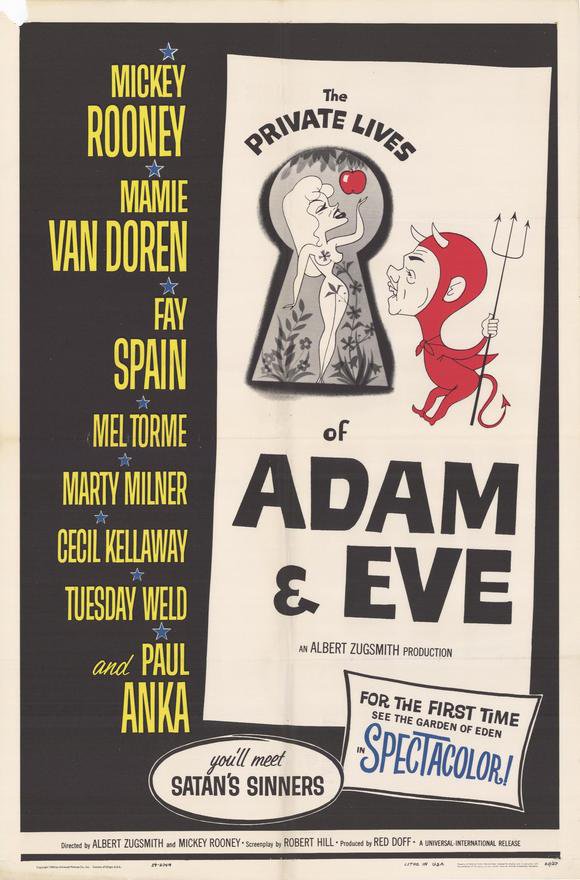 The Private Lives Of Adam And Eve (1960) - Mickey Rooney  DVD