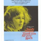A Touch Of Love AKA Thank You All Very Much (1969) - Sandy Dennis  DVD