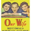 Our Wife (1941) - Melvyn Douglas  DVD