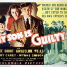 My Son Is Guilty (1939) - Bruce Cabot  DVD
