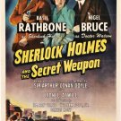 Sherlock Holmes : And The Secret Weapon (1942) - Basil Rathbone Color Version DVD
