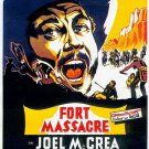 Fort Massacre (1958) - Joel McCrea  DVD