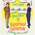 It Happened Tomorrow (1944) - Dick Powell  DVD