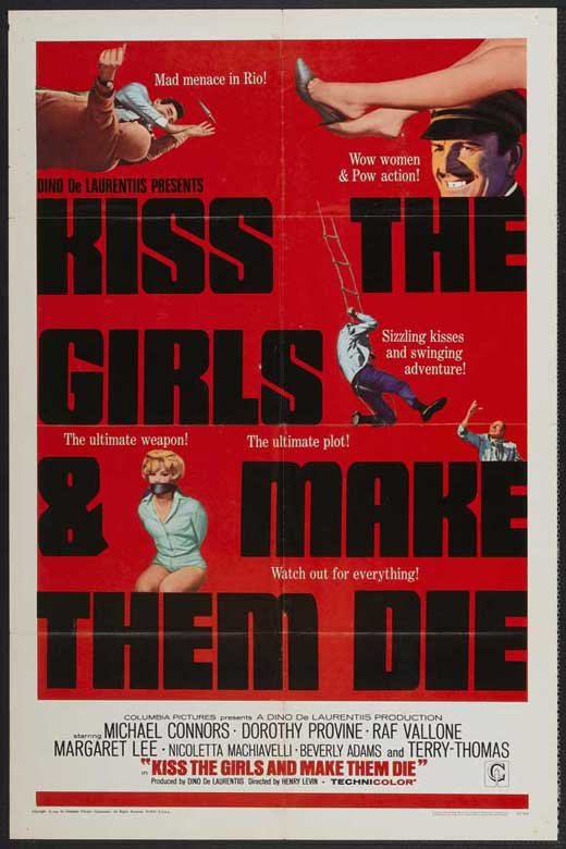 Kiss The Girls And Make Them Die (1966) - Mike Connors DVD