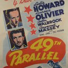 49th Parallel (1941) - Laurence Olivier  DVD