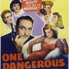 The Lone Wolf : One Dangerous Night (1943) - Warren William  DVD