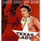 Texas Lady (1955) - Claudette Colbert  DVD