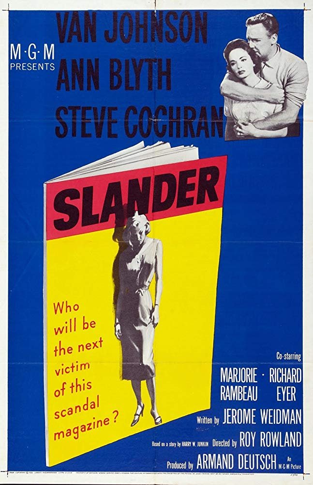 Slander (1957) - Van Johnson  DVD
