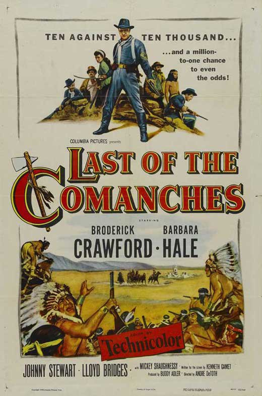 Last Of The Comanches (1953) - Broderick Crawford  DVD