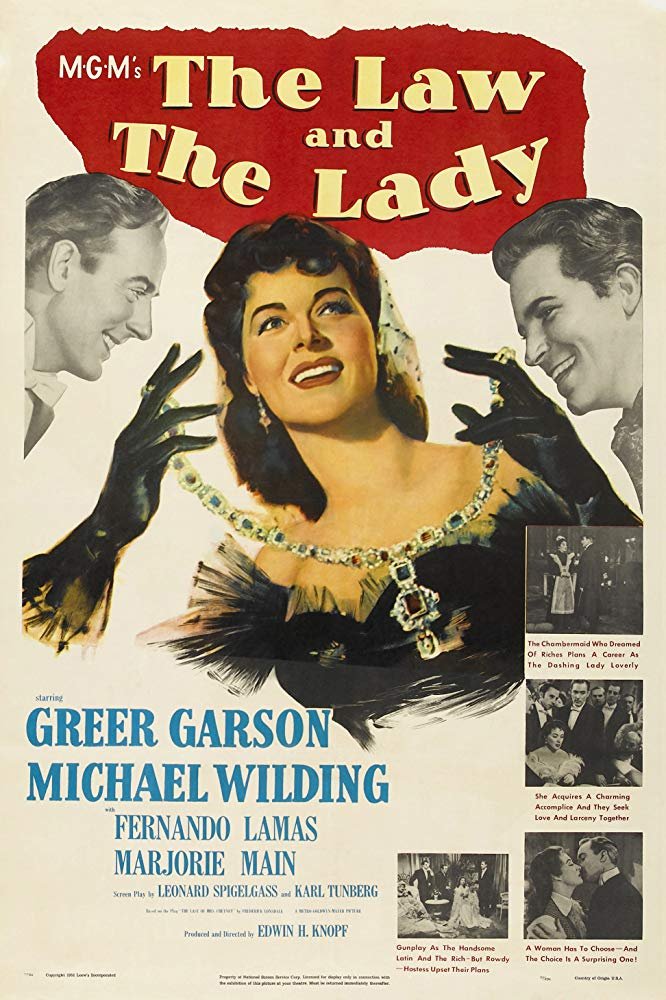 The Law And The Lady (1951) - Greer Garson  DVD