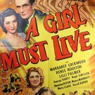 A Girl Must Live (1939) - Margaret Lockwood  DVD