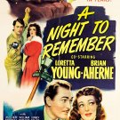 A Night To Remember (1942) - Loretta Young  DVD