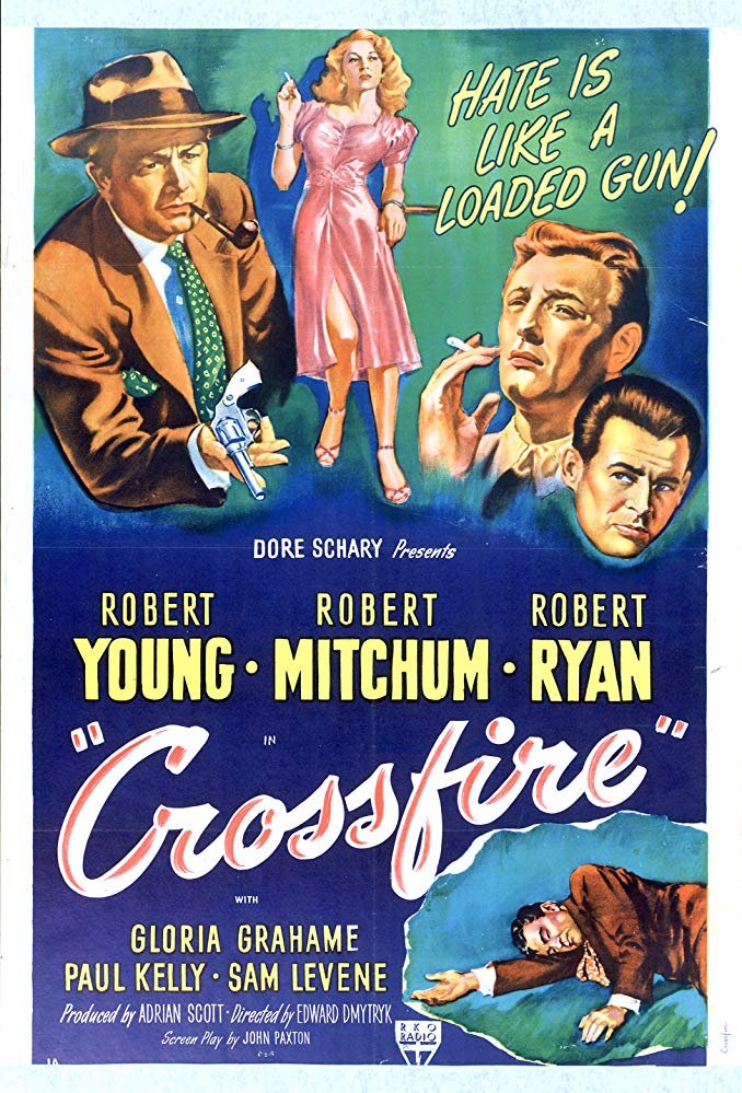 Crossfire (1947) - Robert Mitchum  DVD