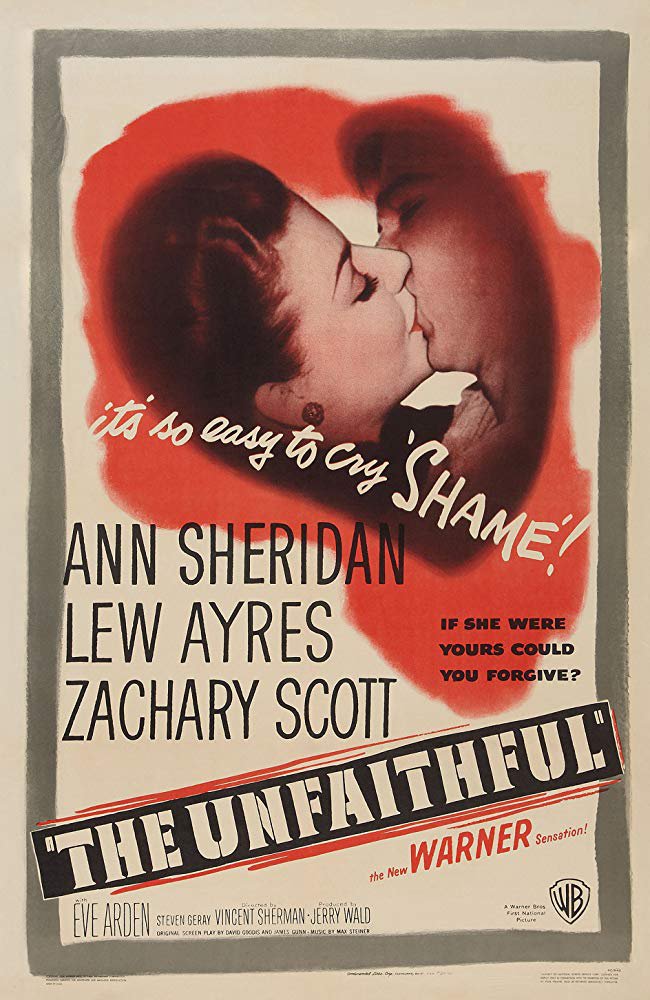 The Unfaithful (1947) - Ann Sheridan DVD