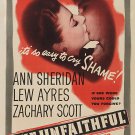 The Unfaithful (1947) - Ann Sheridan  DVD