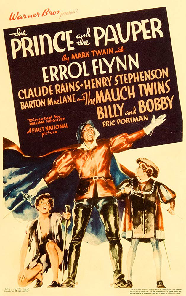 The Prince And The Pauper (1937) - Errol Flynn  Colorized Version DVD
