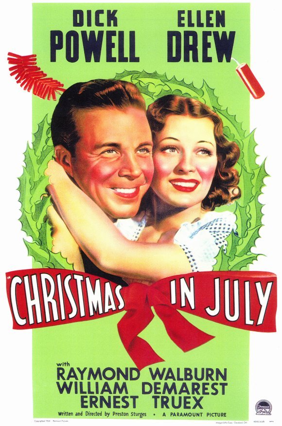Christmas In July (1940) - Dick Powell DVD