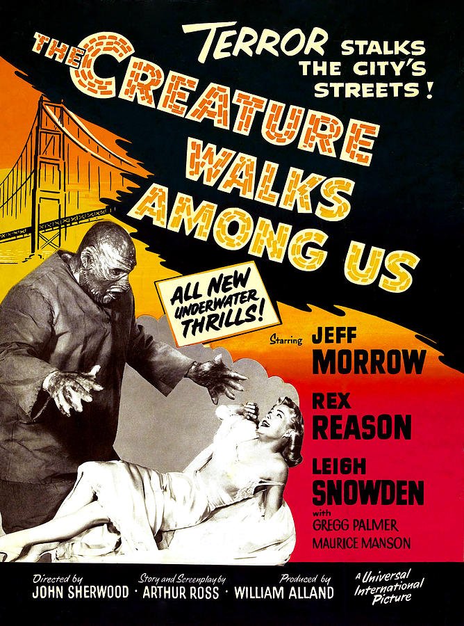 The Creature Walks Among Us (1956) - Jeff Morrow  DVD